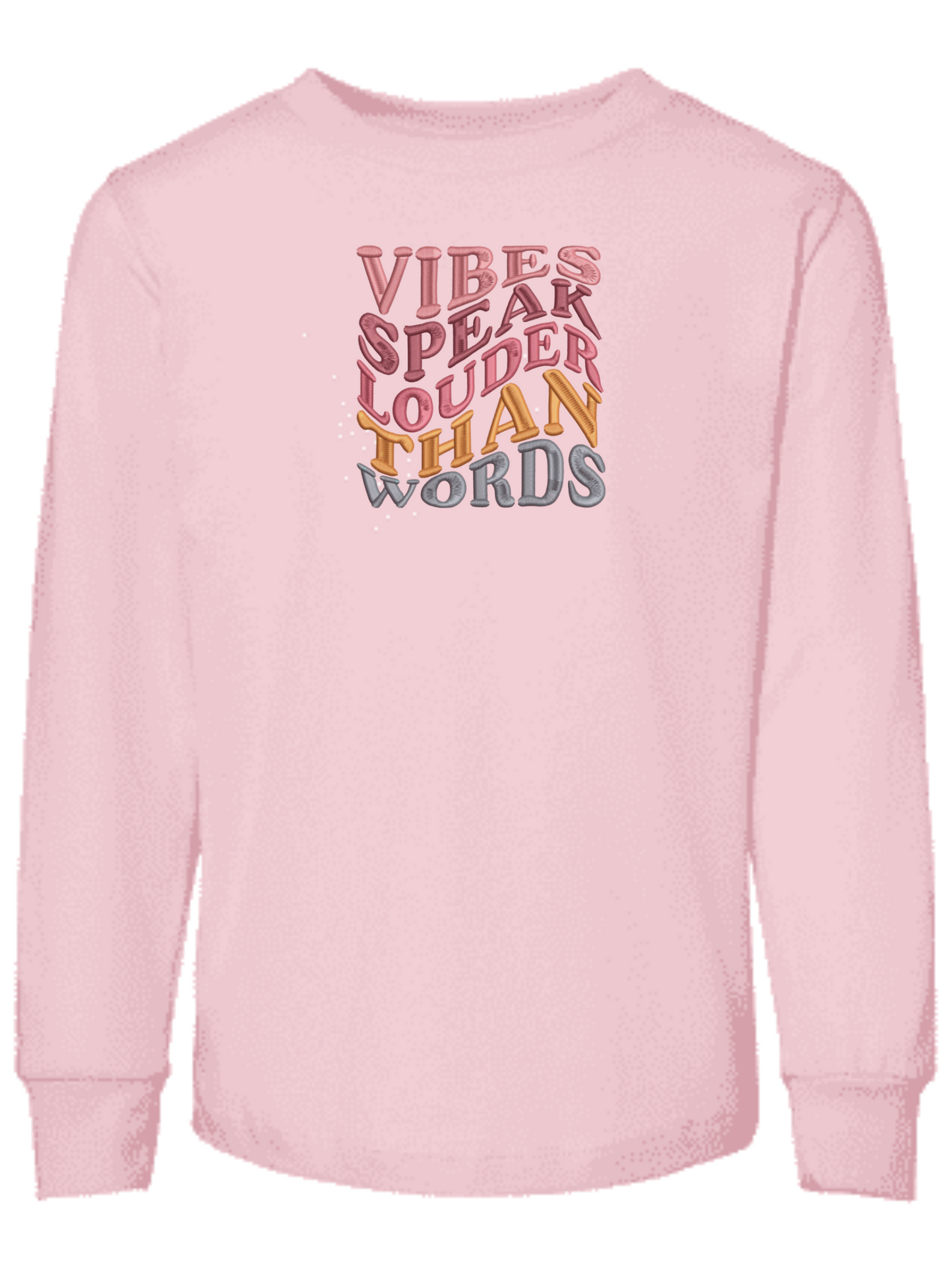 Vibes Embroidered Crewneck