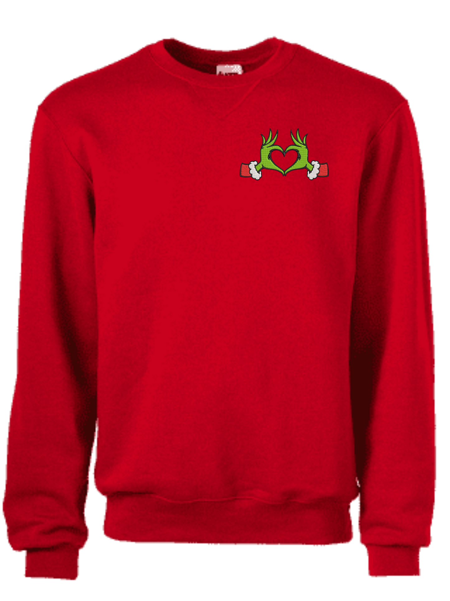 Grinch Love - Embroidered Crewneck