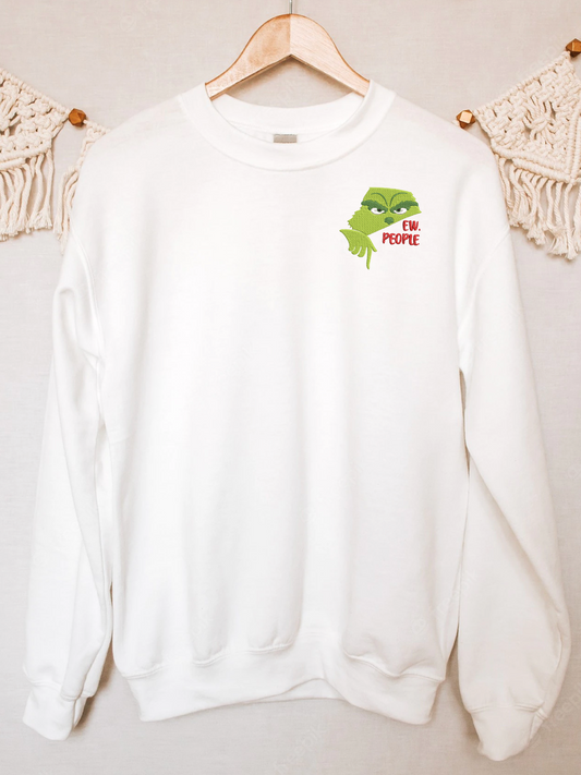 Ew, People - Embroidered Crewneck
