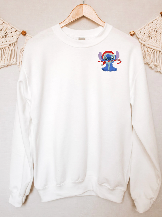 Stitch Embroidered Crewneck